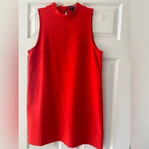 Pretty sleeveless dress - burnt orange!